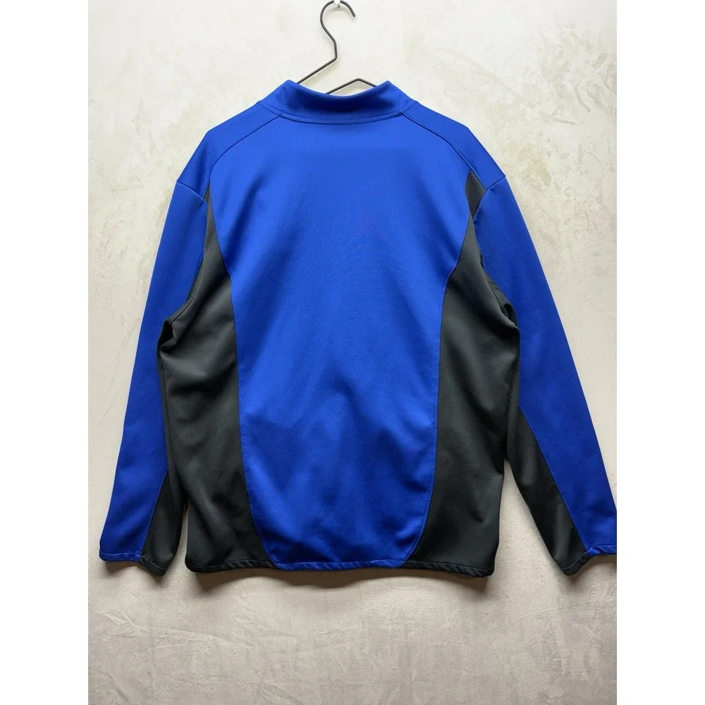 Nike Air Jordan Flight Knit Track Jacket Men XL Blue Boise State Broncos Warmup